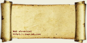 Jesenka Cvetanović vizit kartica